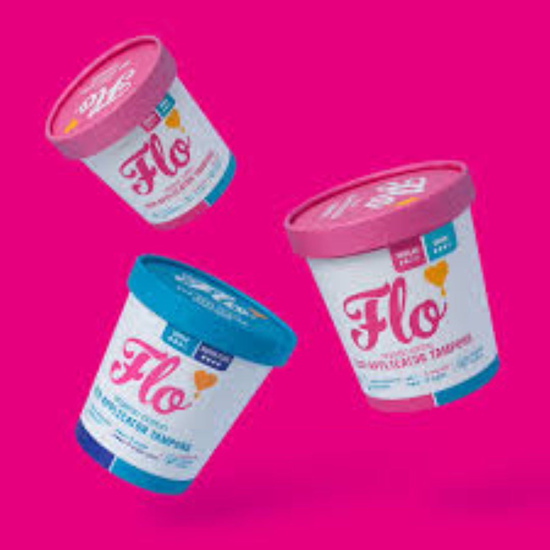 HERE WE FLO ORGANIC TAMPONS PLUS APP